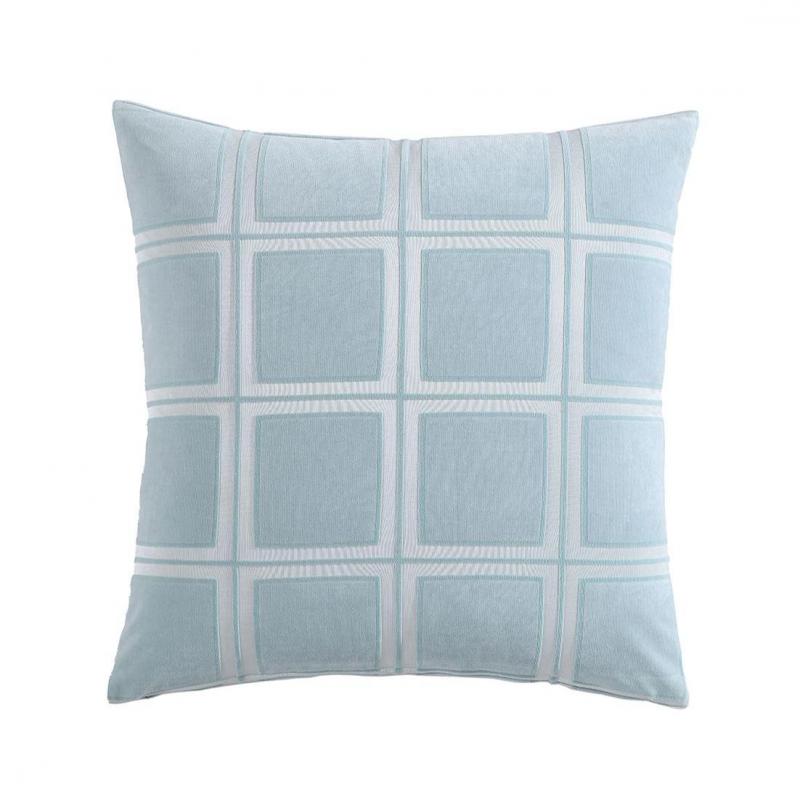 Platinum Rowan Seafoam Polyester Jacquard European Pillowcase 65x65cm | Seafoam